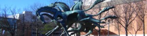 Wild horses sculpture at Drexel